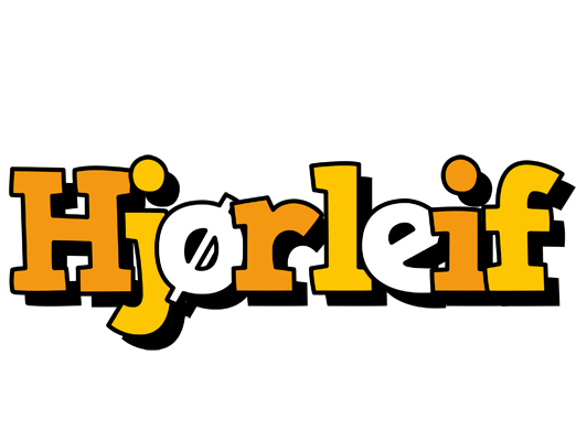 Hjørleif cartoon logo