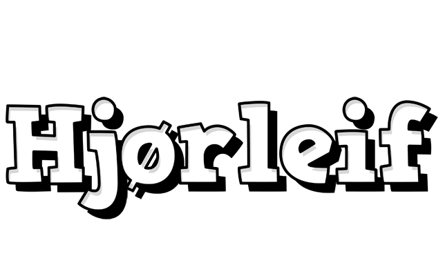 Hjørleif snowing logo