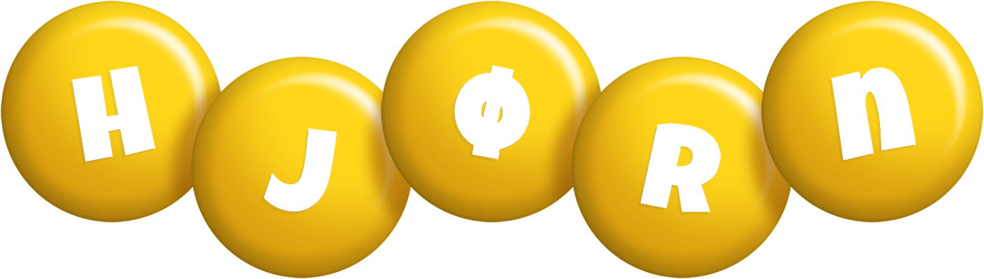 Hjørn candy-yellow logo