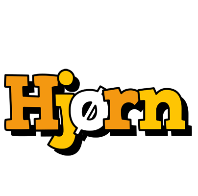 Hjørn cartoon logo