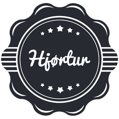 Hjørtur badge logo