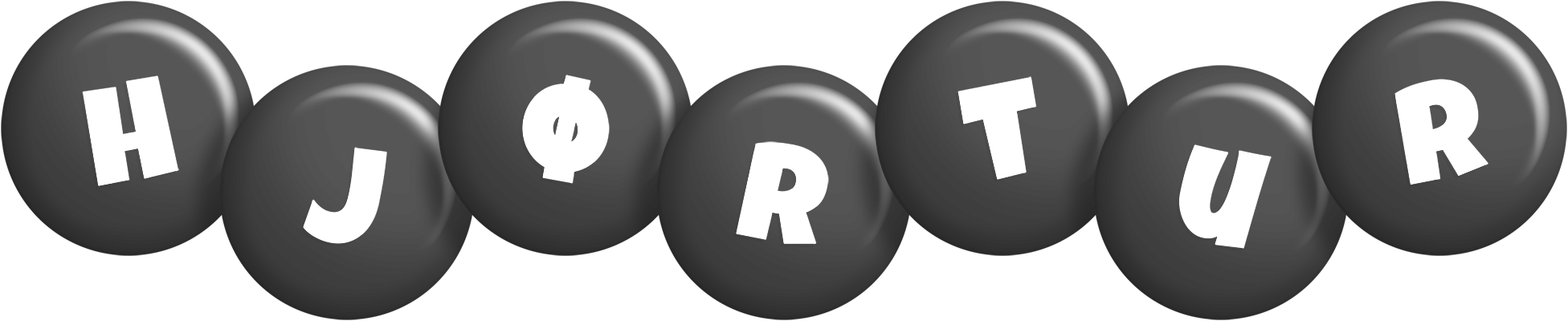 Hjørtur candy-black logo