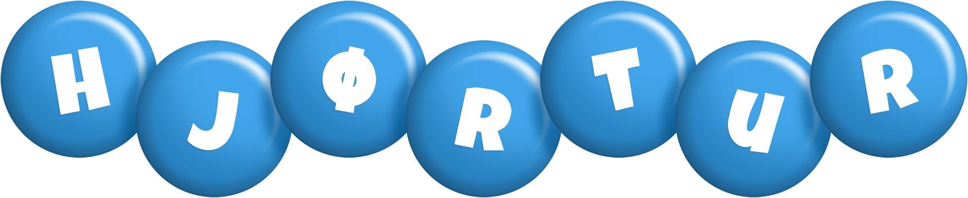 Hjørtur candy-blue logo
