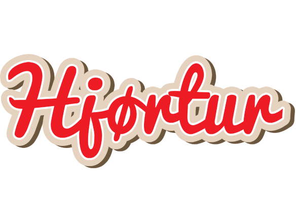Hjørtur chocolate logo