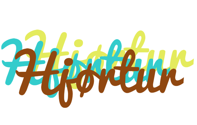 Hjørtur cupcake logo