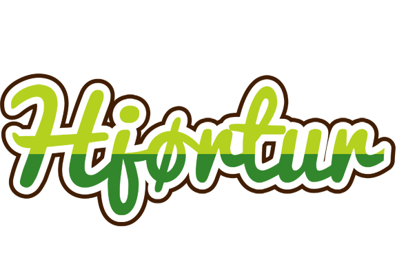 Hjørtur golfing logo