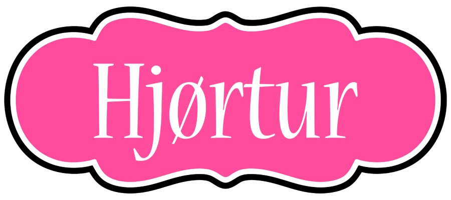 Hjørtur invitation logo
