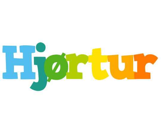 Hjørtur rainbows logo