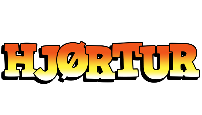 Hjørtur sunset logo