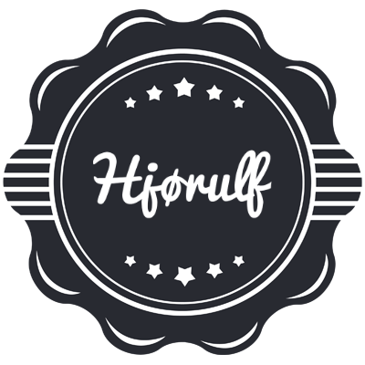 Hjørulf badge logo