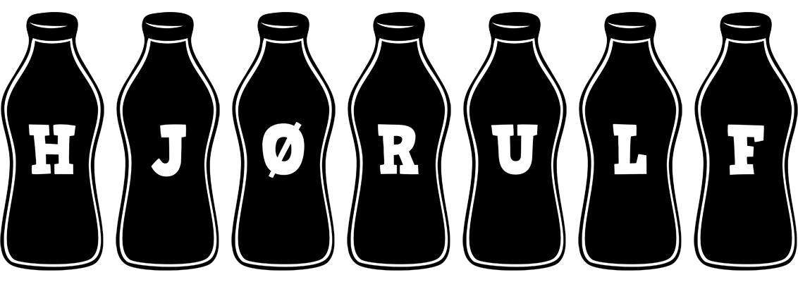 Hjørulf bottle logo