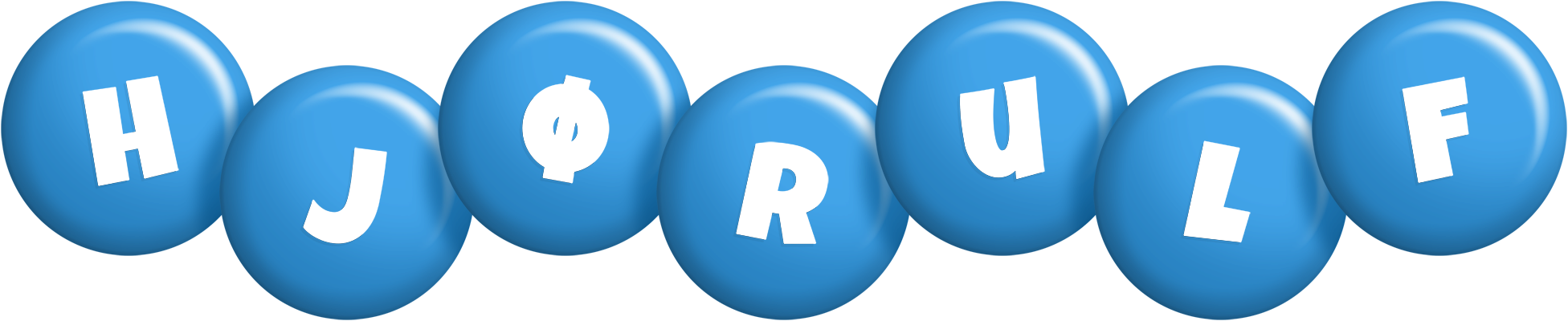 Hjørulf candy-blue logo