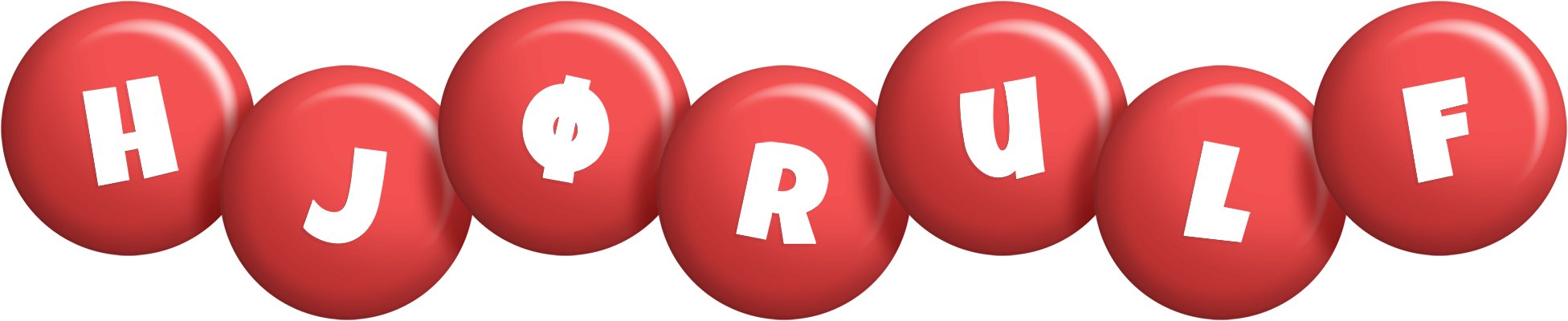 Hjørulf candy-red logo