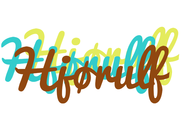 Hjørulf cupcake logo