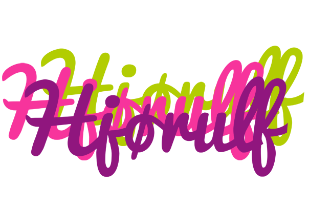 Hjørulf flowers logo