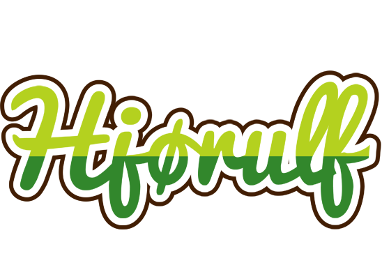 Hjørulf golfing logo