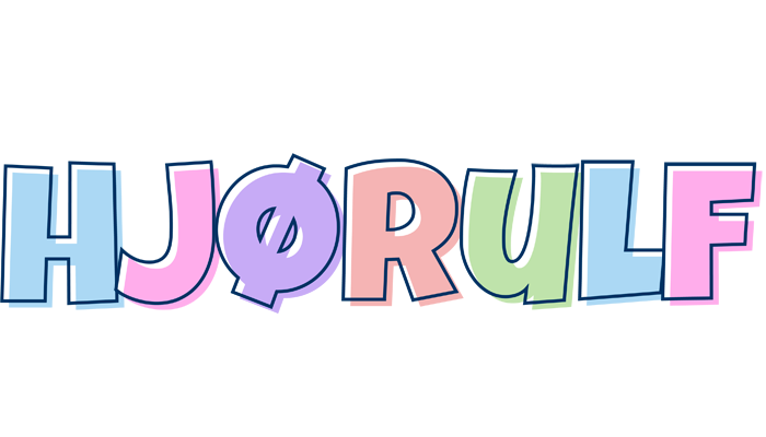 Hjørulf pastel logo