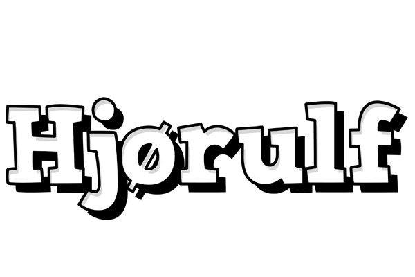 Hjørulf snowing logo