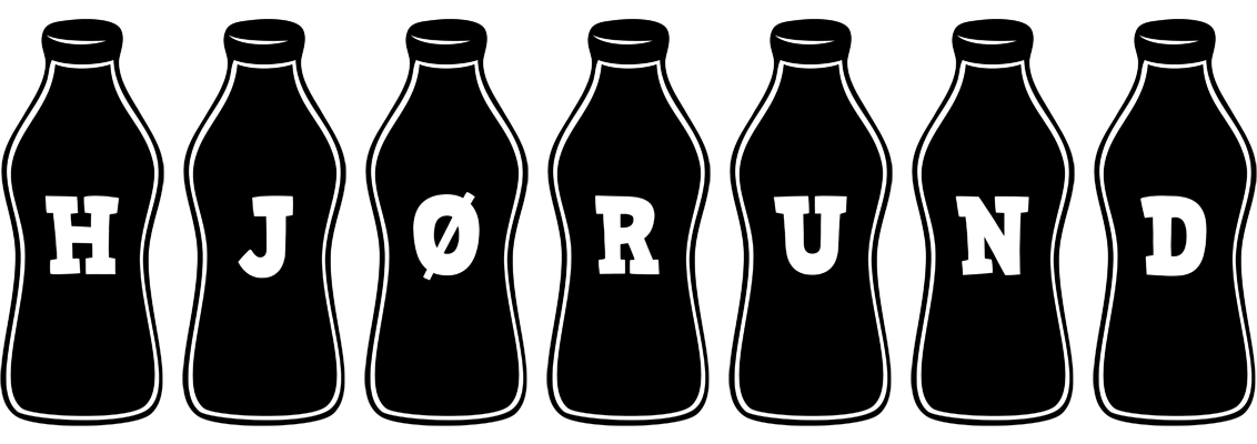 Hjørund bottle logo
