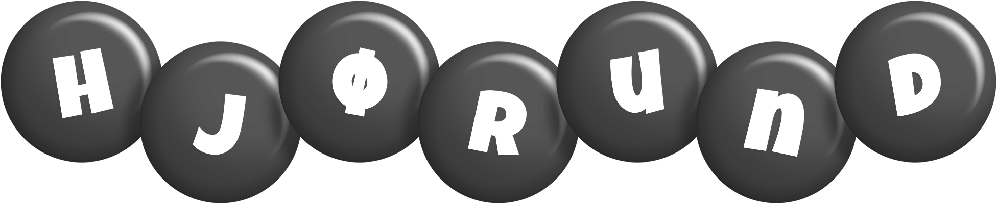 Hjørund candy-black logo