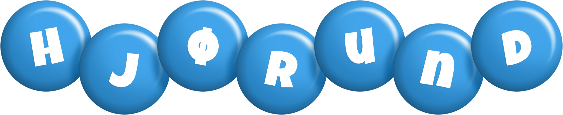 Hjørund candy-blue logo