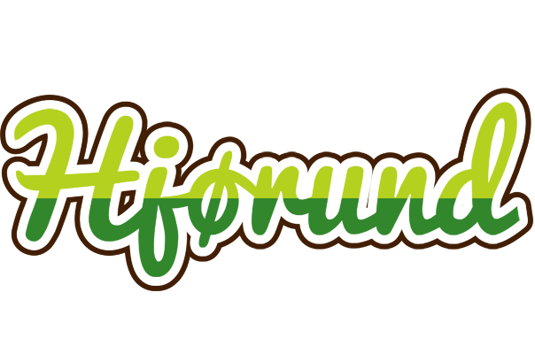 Hjørund golfing logo