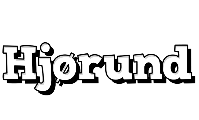 Hjørund snowing logo