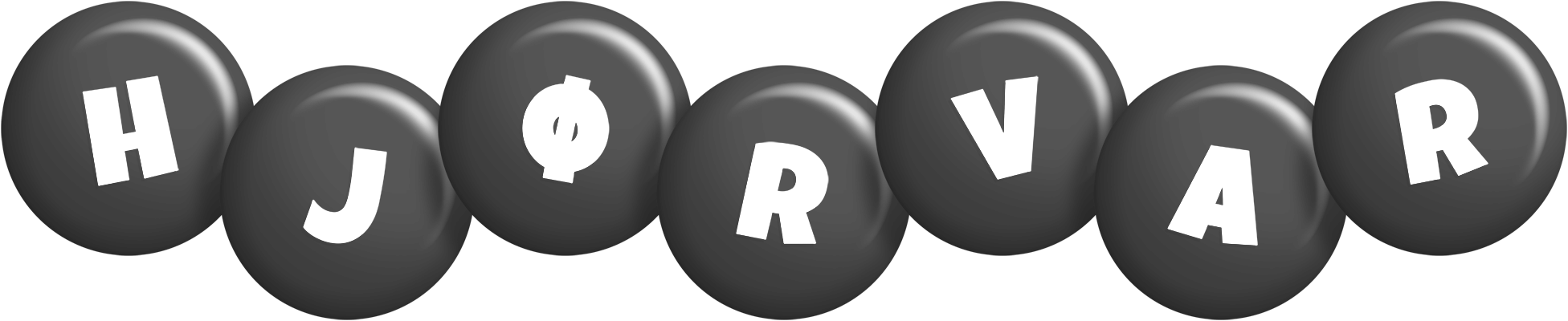 Hjørvar candy-black logo