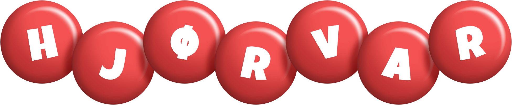 Hjørvar candy-red logo