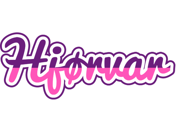 Hjørvar cheerful logo