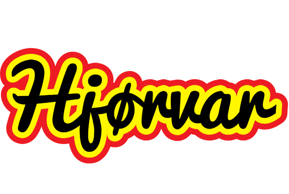 Hjørvar flaming logo