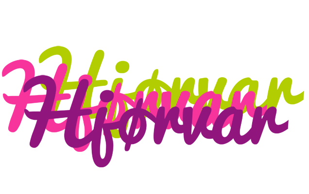 Hjørvar flowers logo