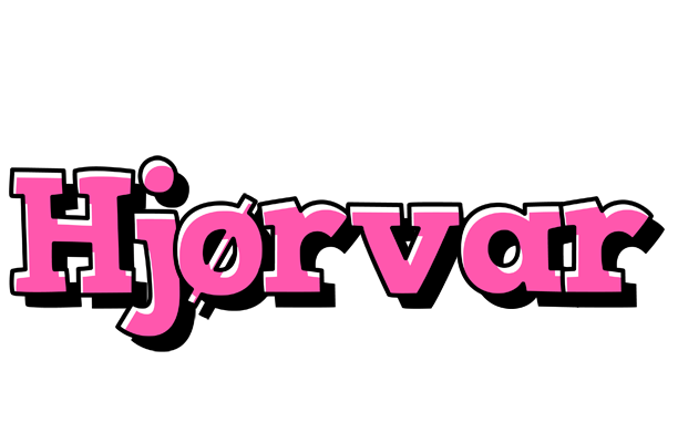 Hjørvar girlish logo