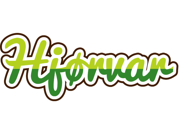 Hjørvar golfing logo