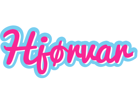 Hjørvar popstar logo