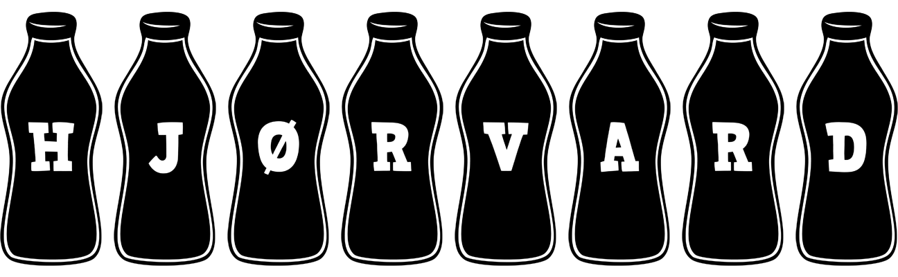 Hjørvard bottle logo