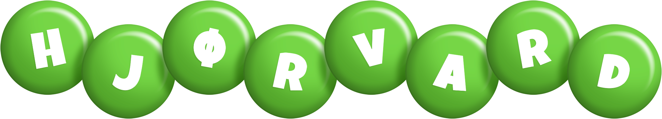 Hjørvard candy-green logo