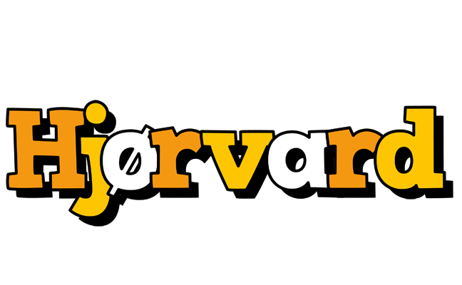 Hjørvard cartoon logo