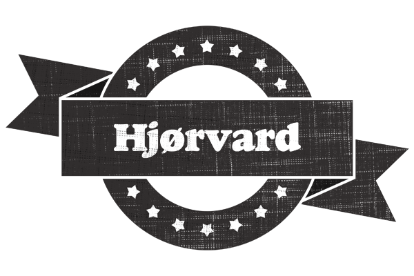 Hjørvard grunge logo