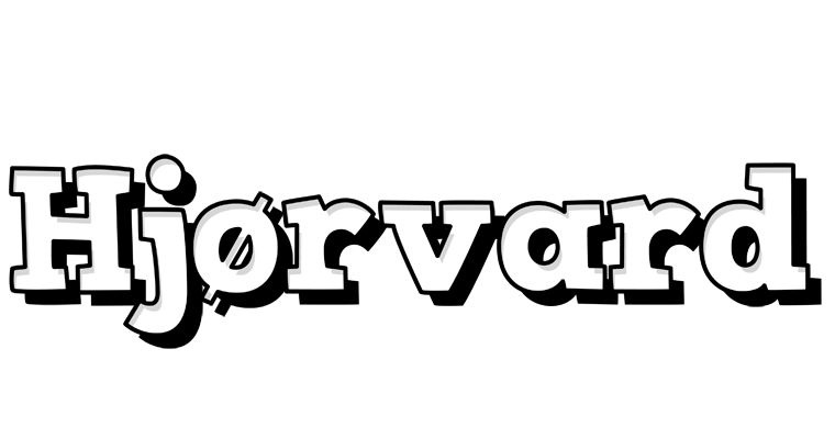 Hjørvard snowing logo