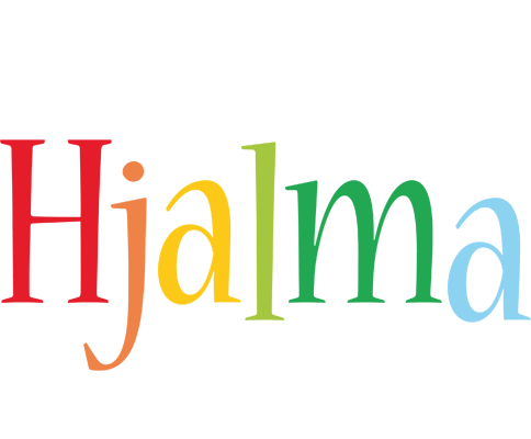 Hjalma birthday logo