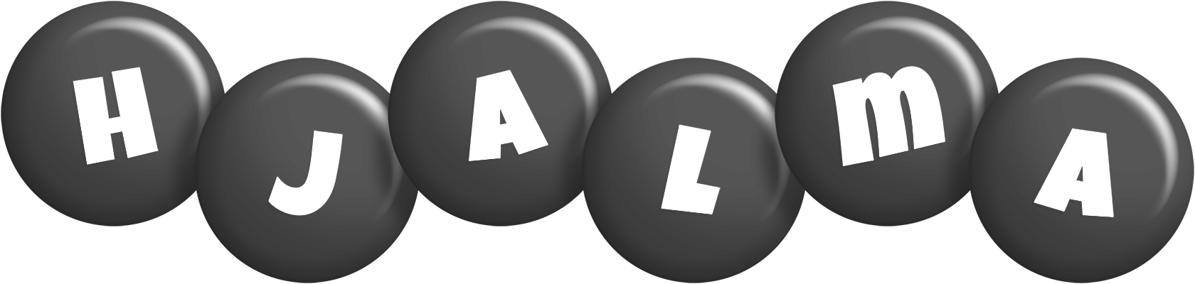 Hjalma candy-black logo