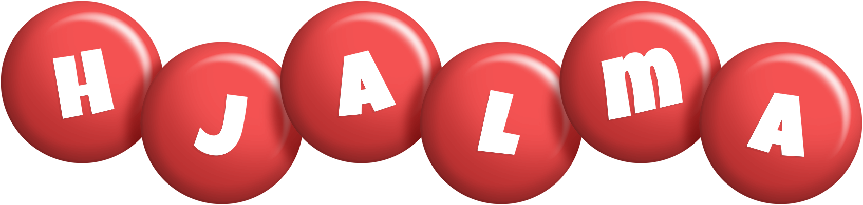 Hjalma candy-red logo