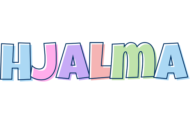 Hjalma pastel logo