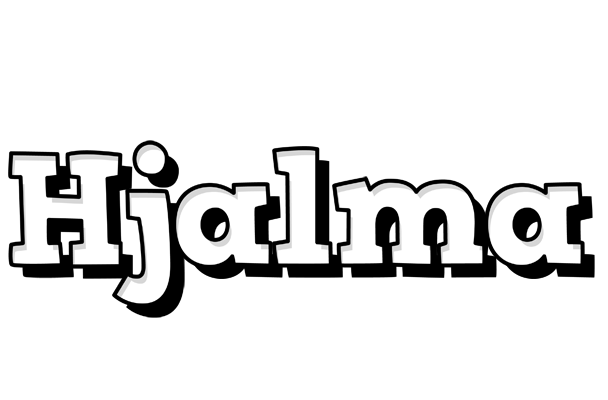 Hjalma snowing logo
