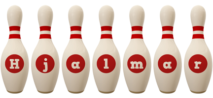 Hjalmar bowling-pin logo