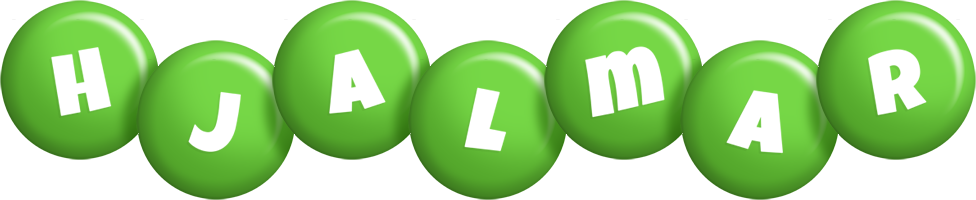 Hjalmar candy-green logo