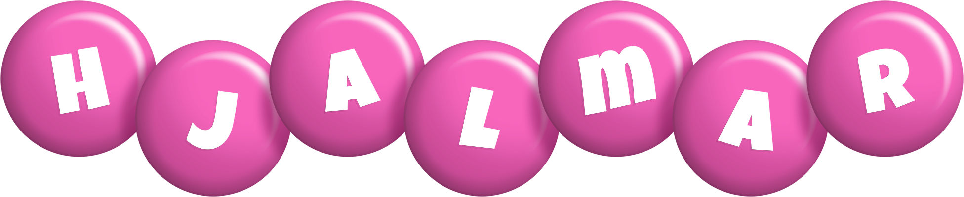 Hjalmar candy-pink logo