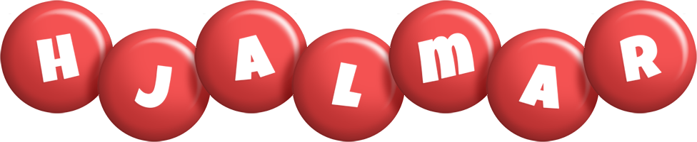 Hjalmar candy-red logo