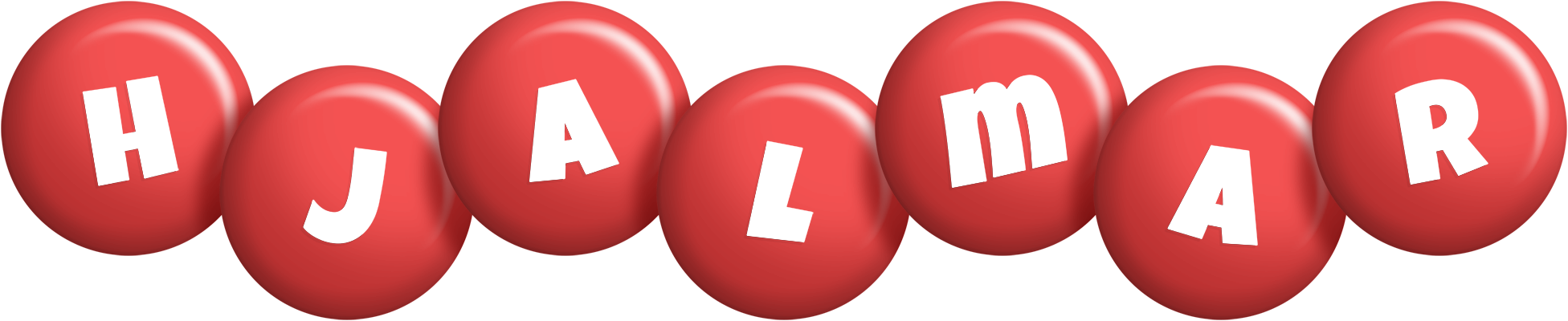 Hjalmar candy-red logo